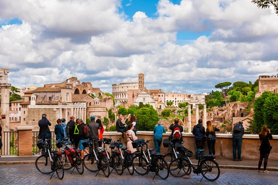 Bicycle Tour View Rome