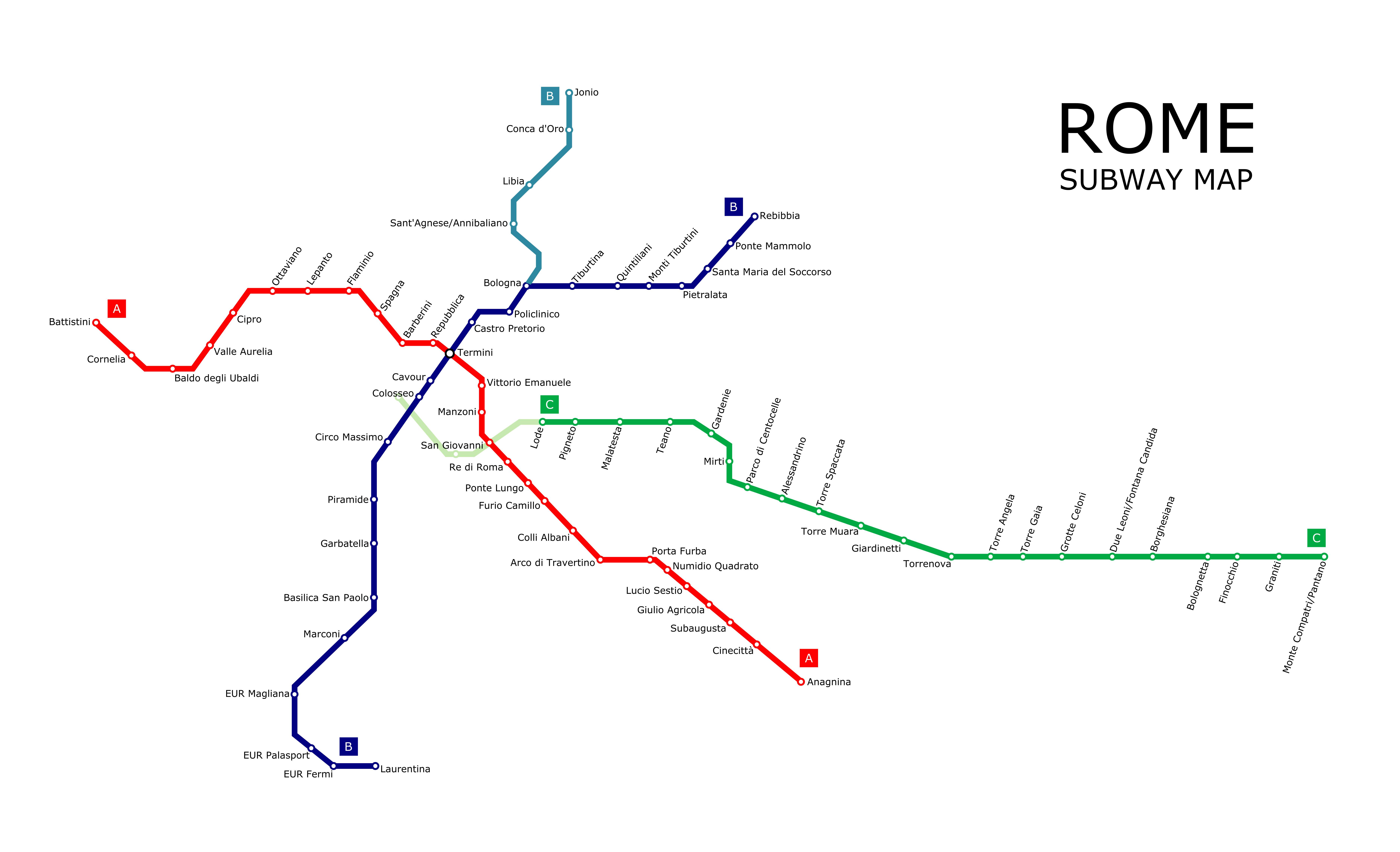 Rome Metro Map & How to Navigate Underground Transportation